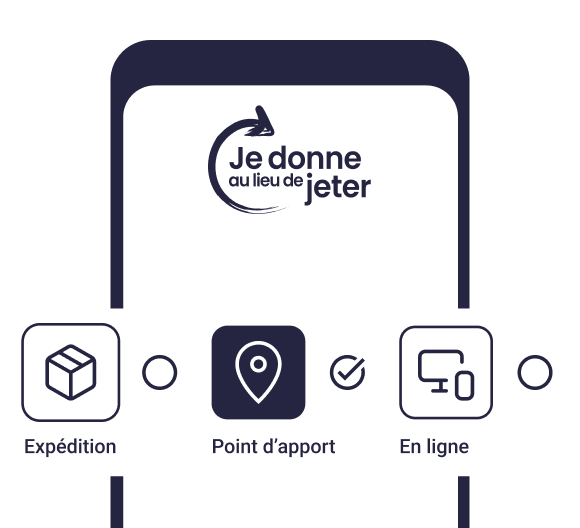 2. Sélectionnez le mode du don